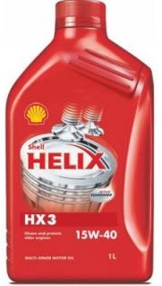 Масло моторное SHELL Helix HX3 15W-40 1л